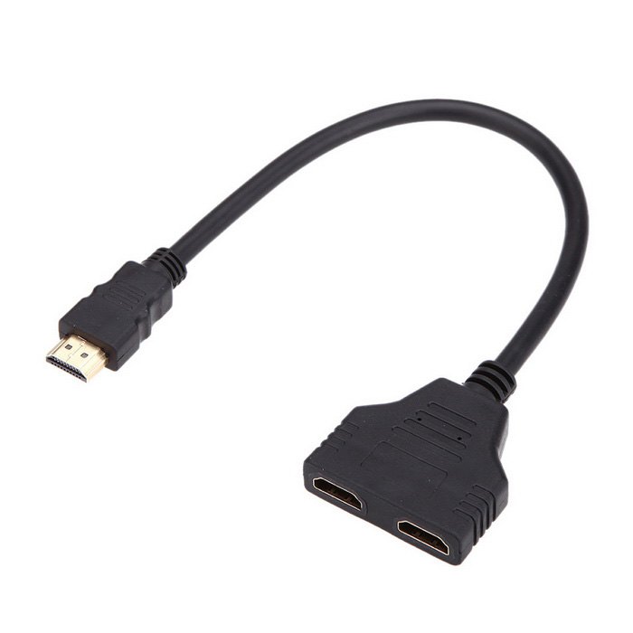 Xiwai hdmi till dubbel hdmi hona y splitter switch förlängningsadapterkabel med mikro & mini hdmi adapter