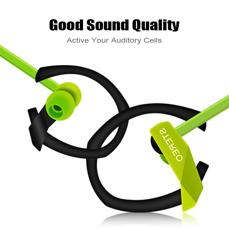 M&J M05 3.5mm Super Bass Wired Sport Headphone Stereo Running Headsets With Microphone For PC Iphone Samsung Xiaomi