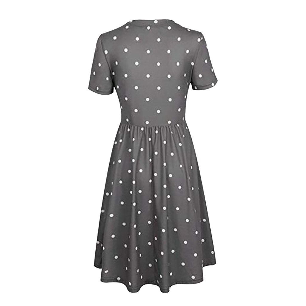 Mutterschaft Kleider Sleeveless Pflege Kleider Dots Gedruckt Schwangerschaft Kleider Schwangere Frauen Stillen Kleidung Kleid