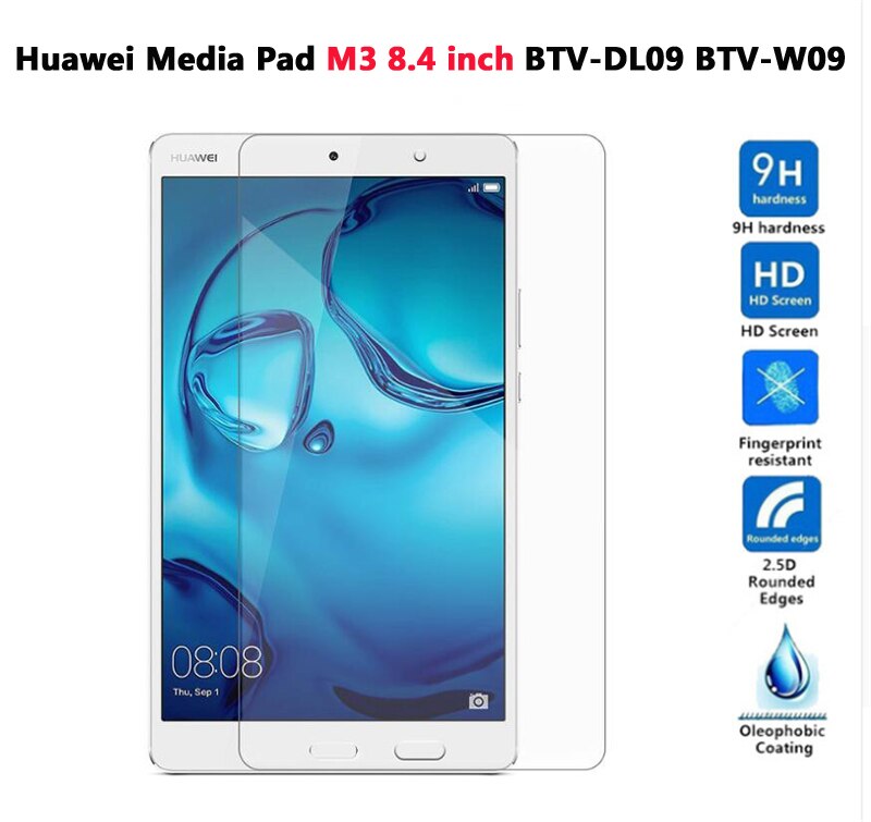 Gehärtetem Glas Für Huawei MediaPad T5 10 Glas Tablette Bildschirm Schutz Für Huawei Mediapad M5 Lite 10 C5 8,0 M3 m2 10,0 8,4 Film: Medien Pad M3 8.4