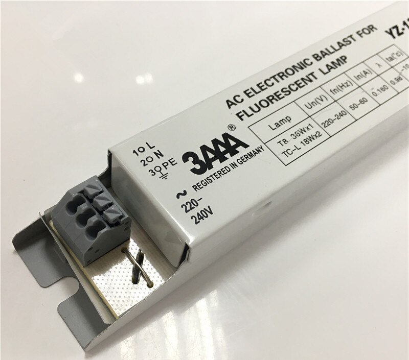 3 aaa värillinen valolaatikko elektroninen liitäntälaite 1*36w 40w 2*18w painokone yz -136 eaa  t8/ tc-l