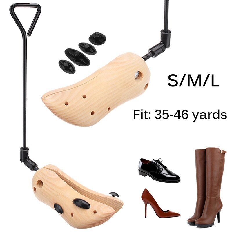 ABDB-1 pièce réglable chaussure civière élargi Code bois Support dispositif botte de chaussures en cuir talons hauts femme Expansion