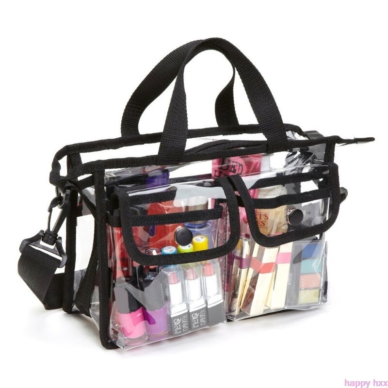 Women PVC Shoulder Bag Handbag Travel Tote Cosmetic Beach Toiletry Storage Case