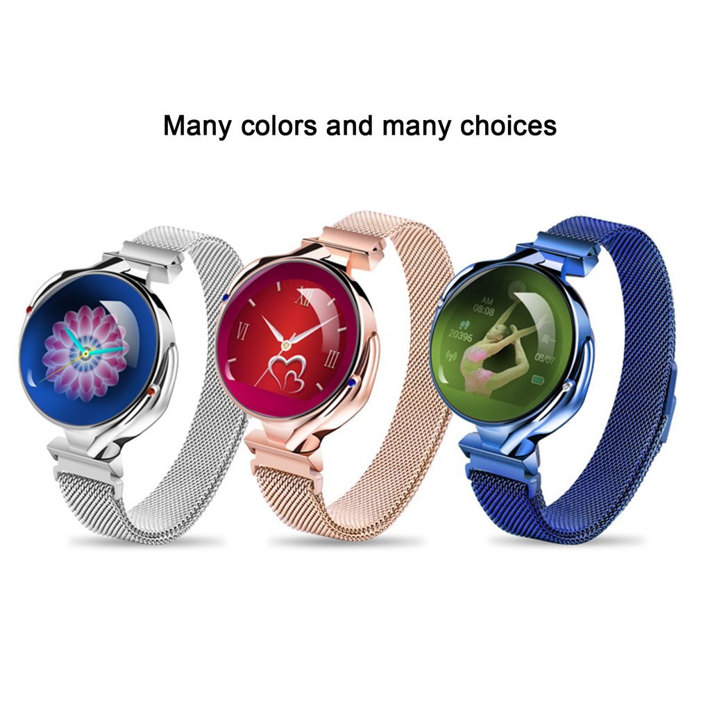 Mode Smart Horloge Vrouwen IP67 Waterdichte Sport Horloge Hartslagmeter Bloeddruk Smartwatch Voor Dames