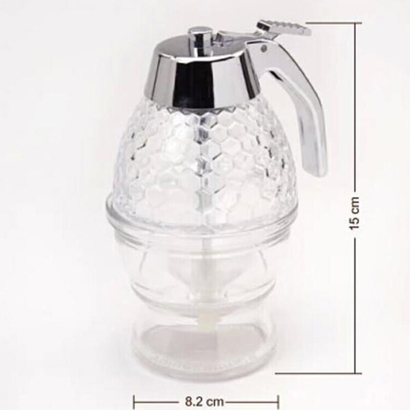 Dispensador de miel de acrílico transparente, 200ml, para mermelada, panal, magdalenas, el mejor dispensador, accesorios de cocina: Default Title