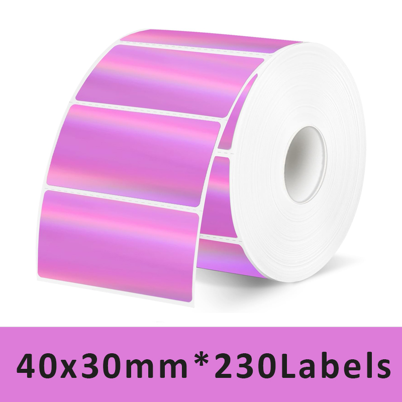 M110 Color Transparent Thermal Adhesive Label Roll,suit for phomemo M110/M200/M120/M220 E210 P50 DETONG P1