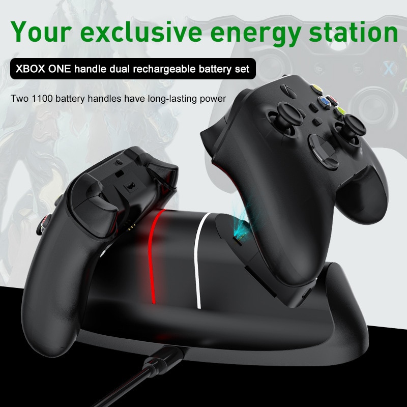 Voor Xbox Een Xbox Serie S/X Controller Game Controller Opladen Dock W/2 * Oplaadbare Batterij Packs docking Station