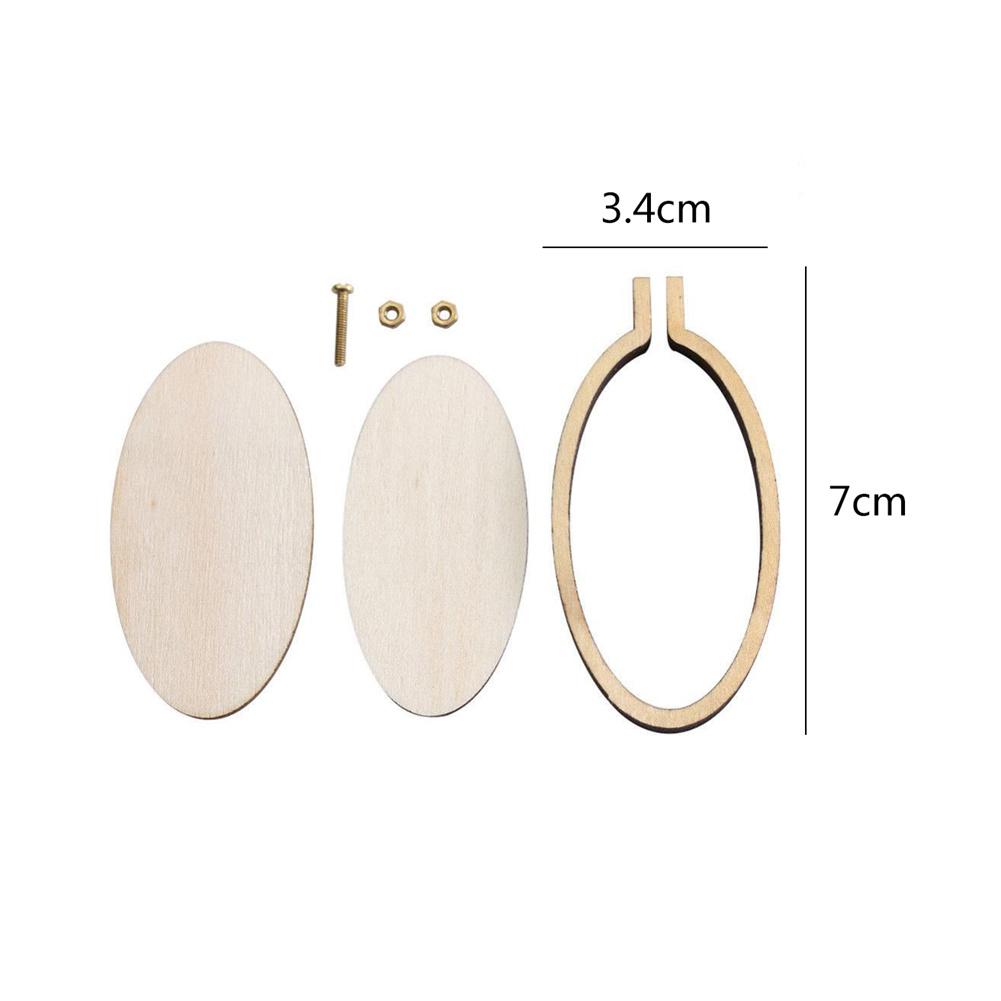 Mini Borduren Hoepel Frame Handgemaakte DIY Kruissteek Naaien Houten Naaien Proces Tool Snelle Levering