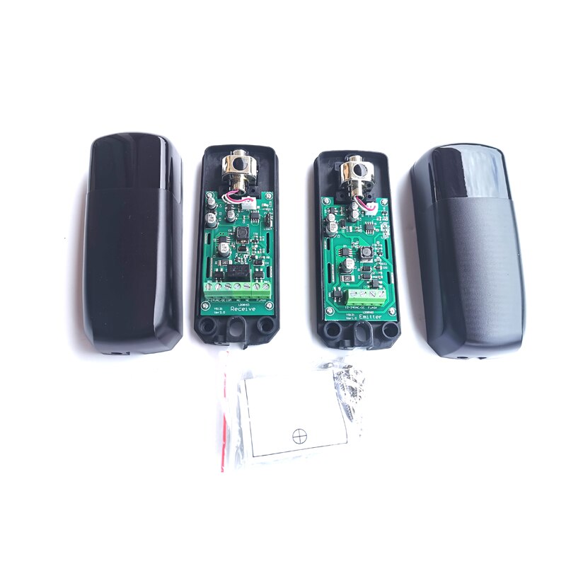 12/24V Fotocel Sensor Beam 20 M Detecteren Bereik Voor Schuifpoort Opener Infrarood Veiligheid Photo Mobiele
