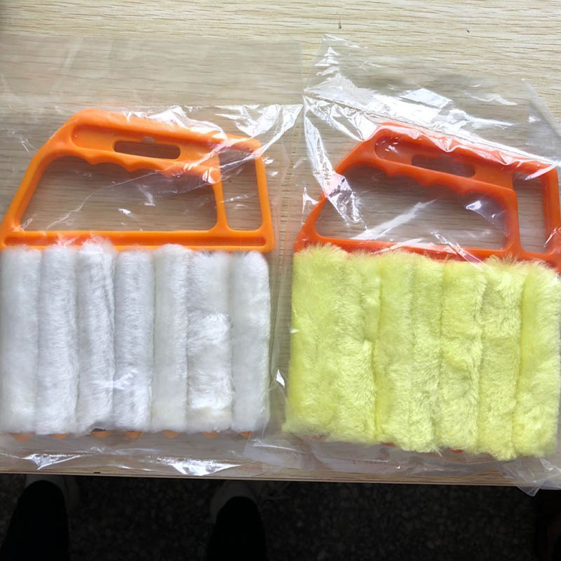 1 PC Washable Microfiber Window Cleaning Brushes Home Cleaning Tools Kitchen Accessories Portable Window Cleaning Brush: Default Title