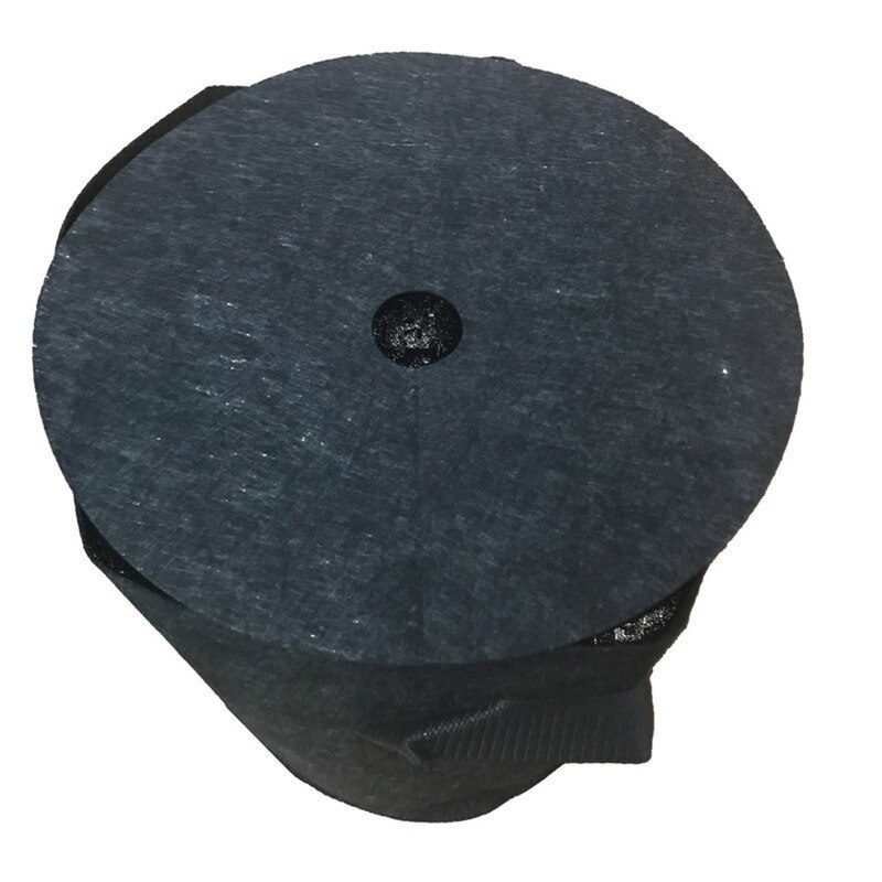12 stücke Jäzehn Tuch Abdeckt Ring Nicht-vliese Schwarz Gras Tuch für Gemüse Garten 15/27/32/42cm Durchmesser Schutz matt