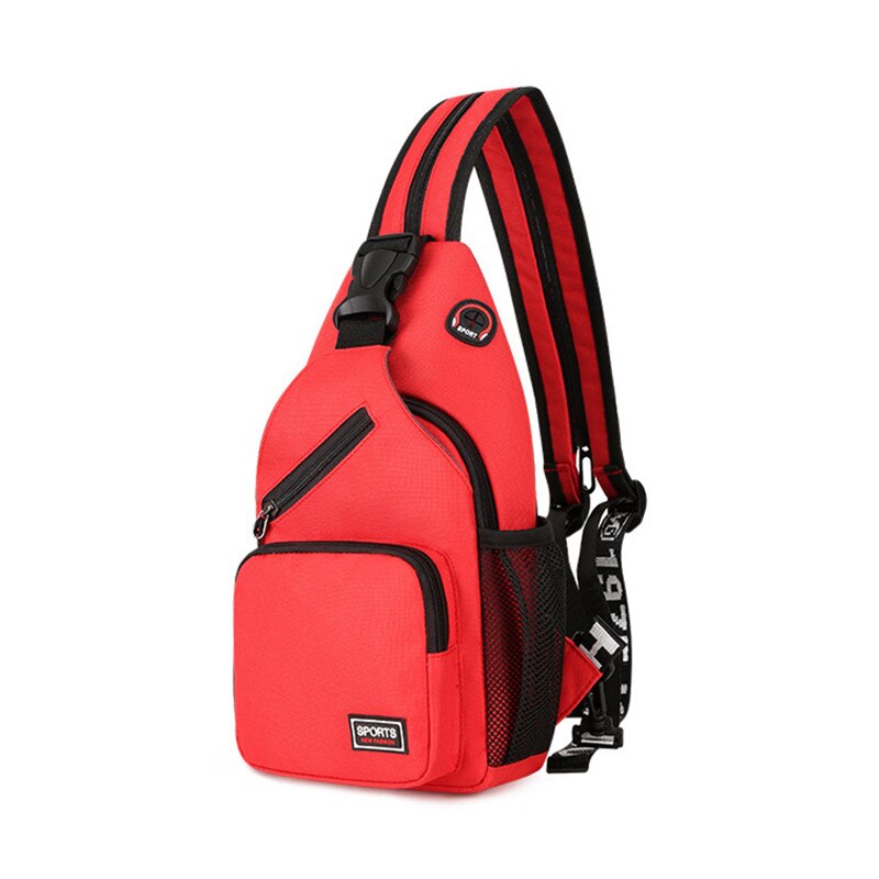 Fengdong Geel Kleine Crossbody Tassen Voor Vrouwen Messenger Bags Sling Borst Bag Vrouwelijke Mini Reizen Sport Schoudertas Pack: Red