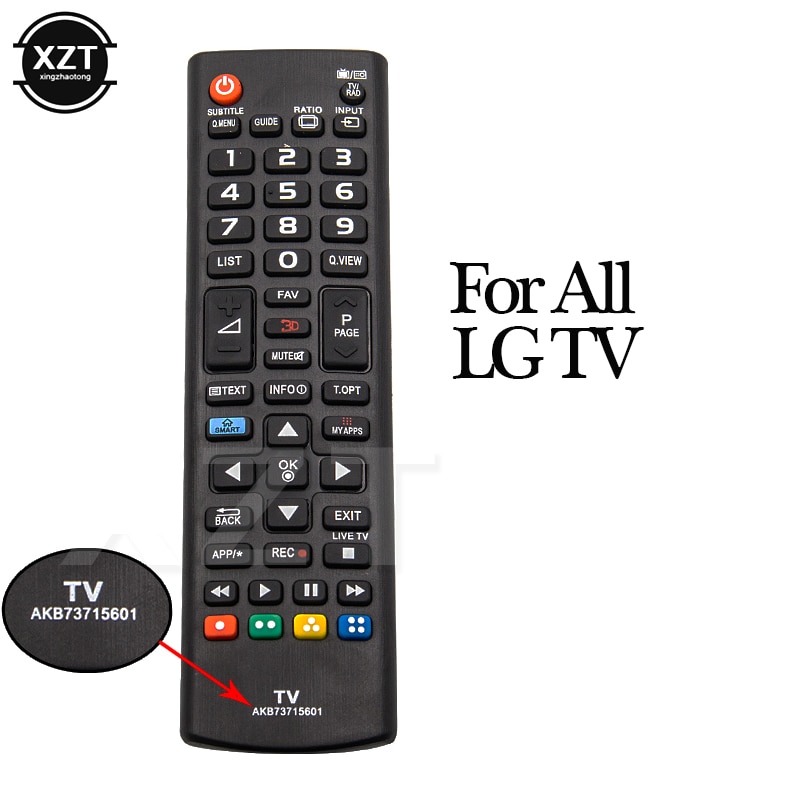 Tv fjernkontroll, erstatning tv kontroll 17 x 4.5cm for  lg 55 la 690v 55 la 691v 55 la 860v 55 la 868v akb 73715601 32 lm 620t