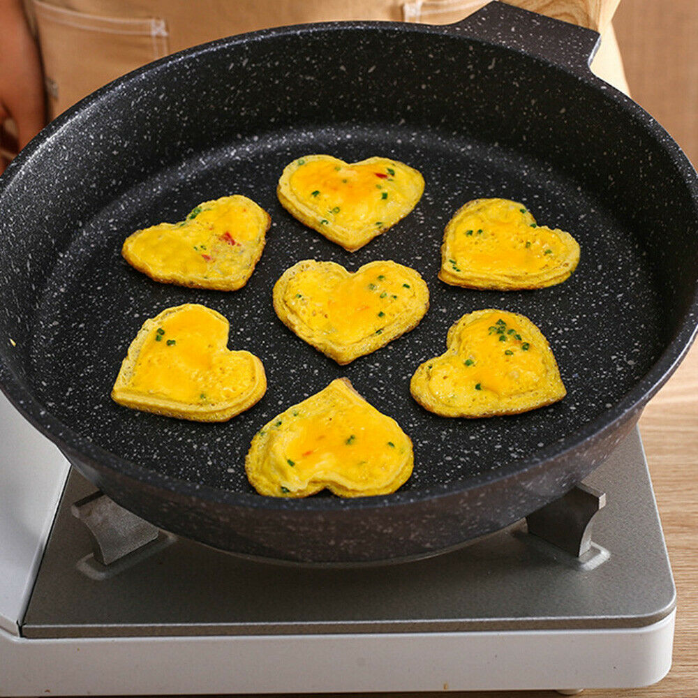 Gebakken ei pannenkoek antiaanbak siliconen pannenkoek ring mal kookkeukengereedschap vormen omeletvorm keukenaccessoires