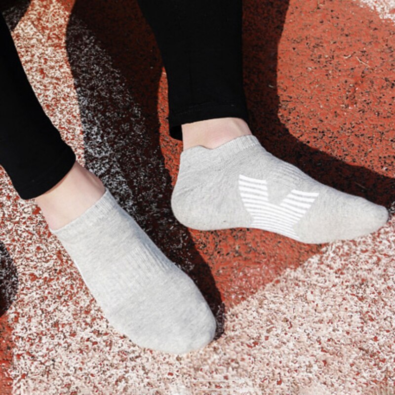 5 paia di calzini sportivi unisex antisudore donna uomo calzini traspiranti a tubo corto calzini sportivi per corsa tutto'aperto pallacanestro calcio