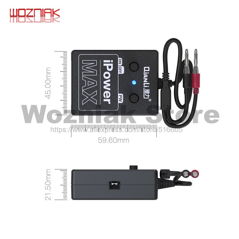 Voeding iPowerMAX Test Kabel AAN/UIT Schakelaar iPower max voor iPhone 6G/6 P/6 s/6SP/7G/7 P/8G/8 P/X/XS/ MAX DC Power Control Test