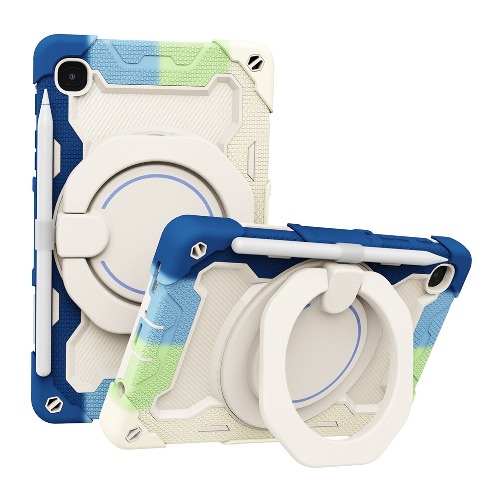 Kids Case for Samsung Galaxy Tab A7 Lite Case 8.7 Inch SM-T220 T225 Tablet Protective Cover with 360 Rotation Handheld Funda: Blue