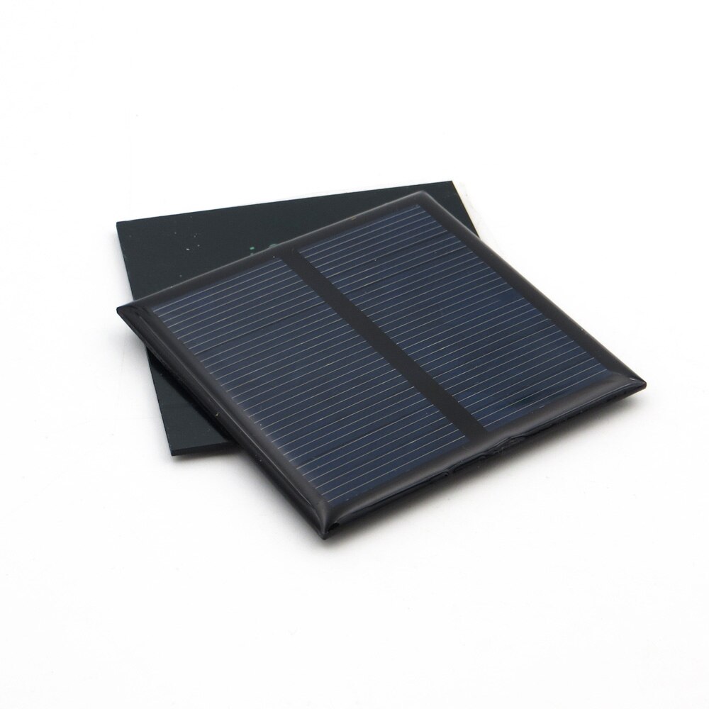 5.5v 80ma 0.38 watt solcellepanel standard epoxy polykrystallinsk silicium diy batteri opladningsmodul mini solcelle legetøj