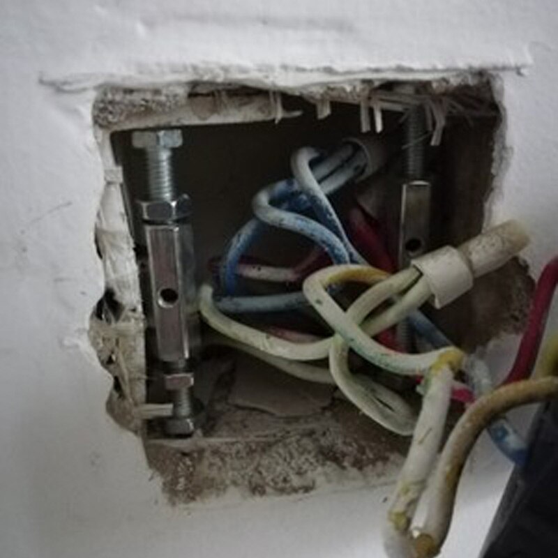 10pcs 86 Type Socket Wall Mount Switch Box Herstel Bodem Donker Doos Reparatie Secret Stash Struts Reparatie