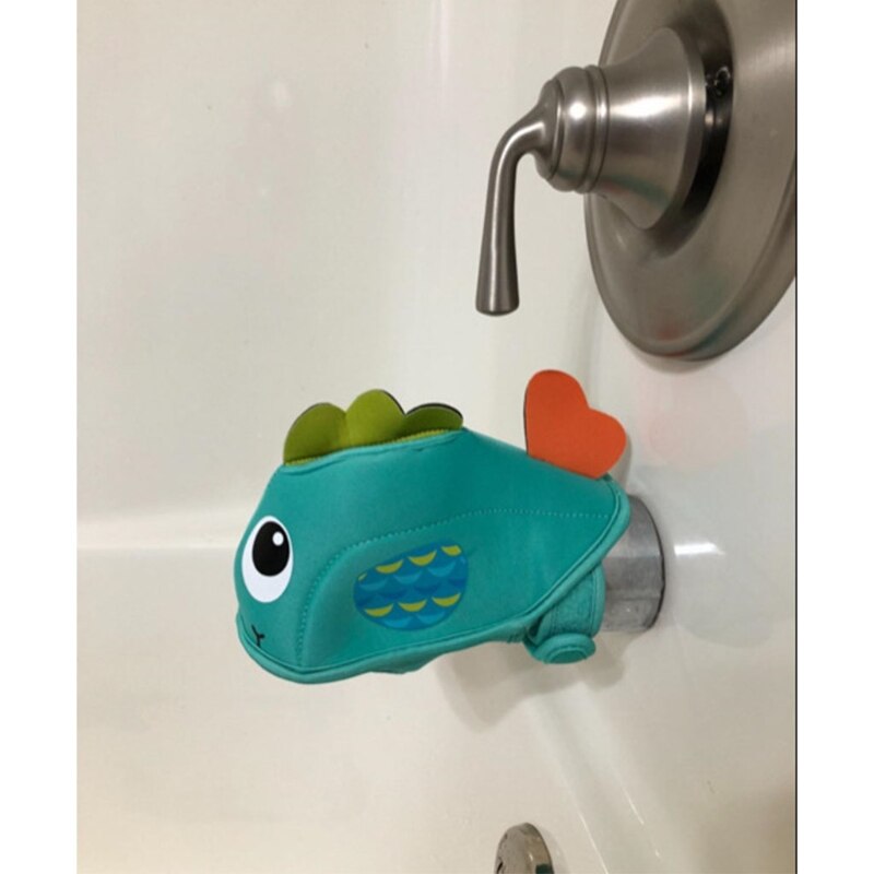Couvercle de robinet de baignoire pratique, couvercle de bec de baignoire pour protéger les enfants pendant le bain, mignon doux en forme de poisson