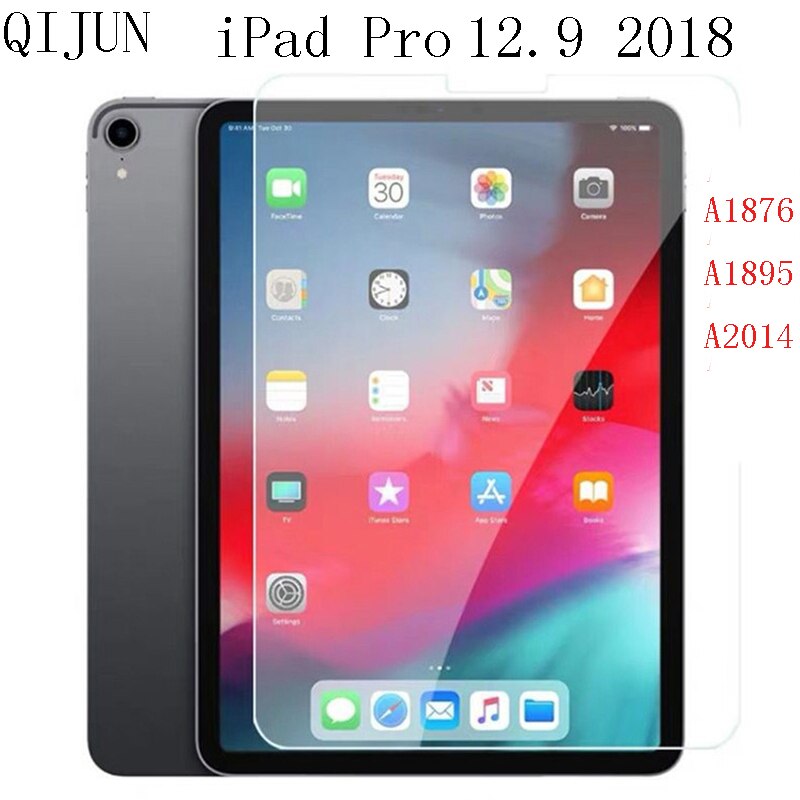 Para iPad Air Pro Mini 1 2 3 4 5 6 7 8 9 11 12.9 Anti-Scratch Protetor de Tela de Vidro Temperado Para O iPad 9.7 10.2 10.5 Pro 11 12.9: iPad Pro 12.9 2018