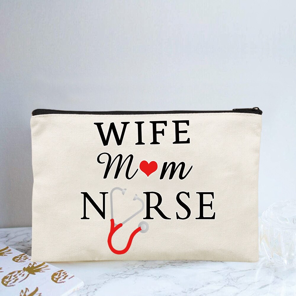 Torby kosmetyczne kobieta kosmetyczka plaża pielęgniarka serii organizator podróży Case makijaż Bagi Party Bagd prezent ślubny Lady makijaż przypadki: Nurse 011