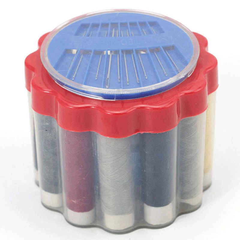 10pcs/set Polyester Sewing Thread Hand Stitching Sewing Machine Threads 40m Sewing Thread With Needle Box Sewing Accessories