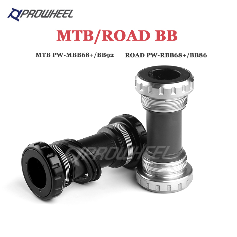 PROWHEEL BB73 BB92 BB68 BB86 MTB Road Mountain Bike Bicycle Press-in Bottom Brackets BB 24mm for SRAM GXP Crankset
