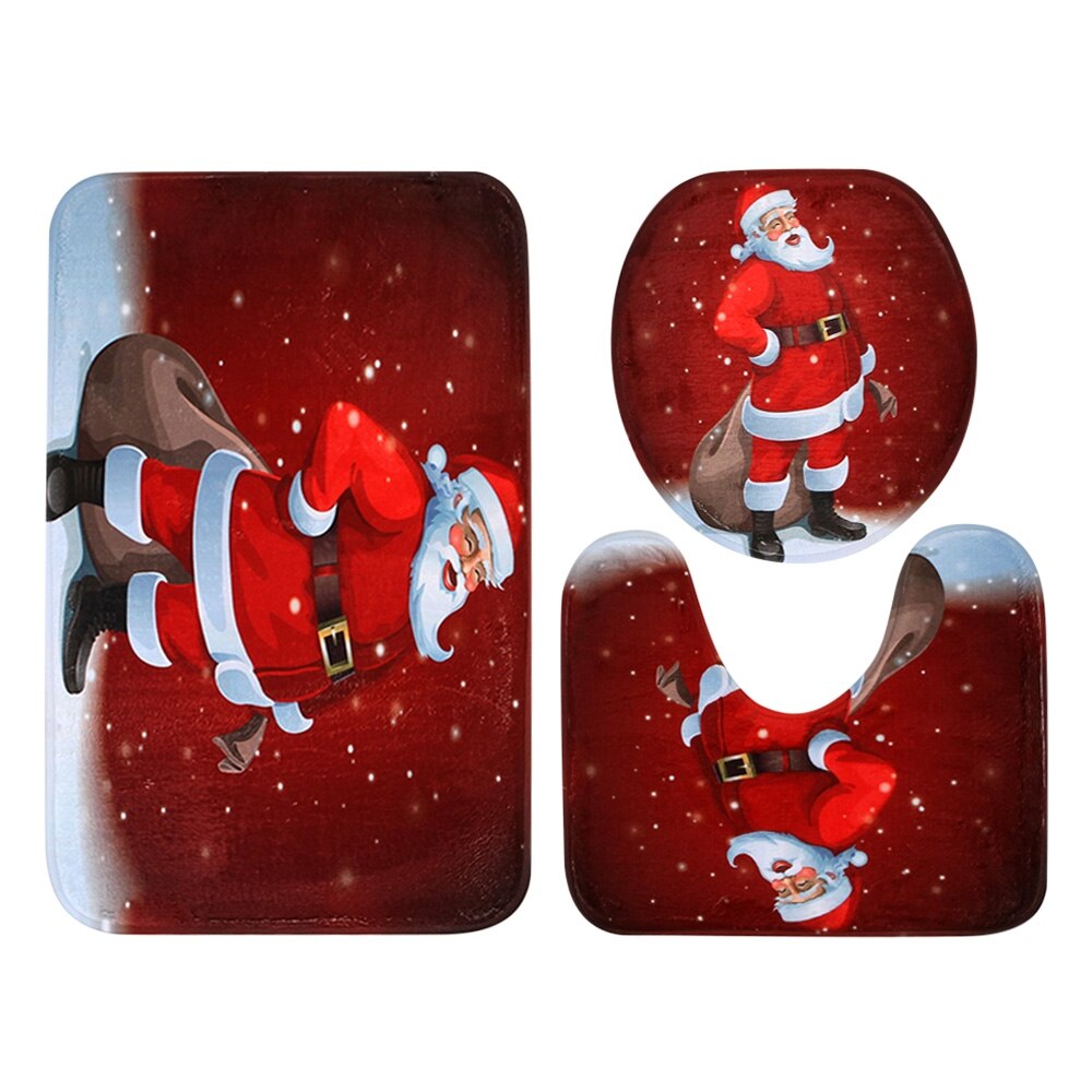 Vrolijke kerstkaart met patroon van leuke kerst