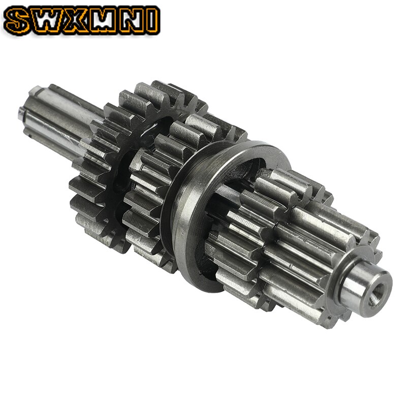 Lifan 125cc Main shaft Gear Kit for lifan 125 LF125cc 1P52FMI Horizontal Kick Starter Engines Dirt Pit Bikes Parts