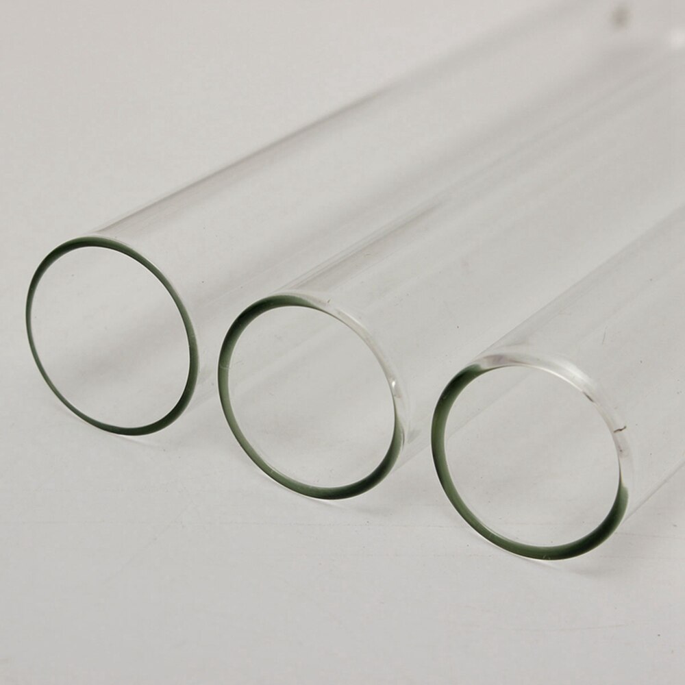 4pcs 20x150mm Borosilicate glass tube Test Tube Glassware Pyrex Glass Blowing Tubes for Laboratory School Educational Supplies