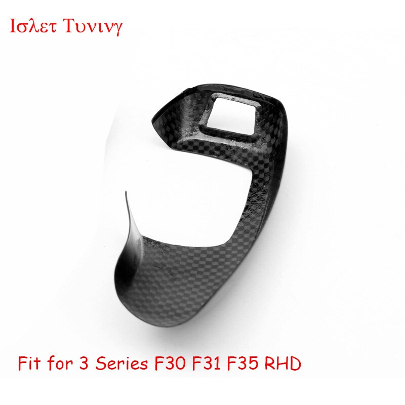 RHD fibra de carbono F30 palanca de cambio de marchas y Panel para BMW Serie 3 F30 F35 cubierta de embellecedores interiores