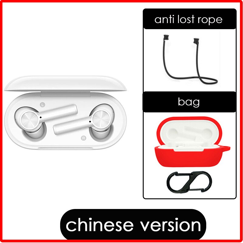 OnePlus-auriculares inalámbricos Bullets Z con Bluetooth 5,0, novedad oficial, auriculares con cancelación de ruido ambiental: CN n red