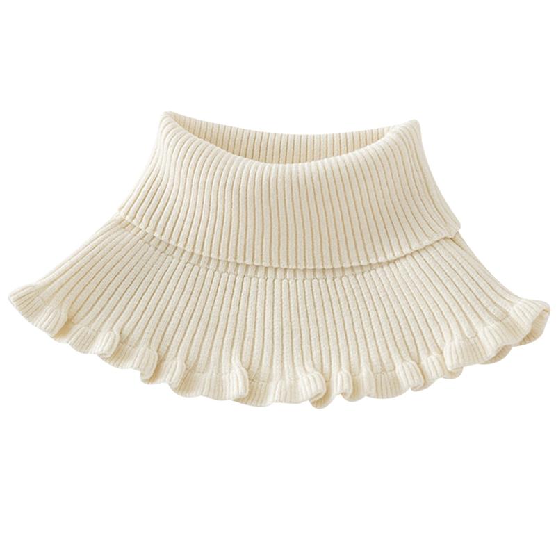 femmes hiver rouge noir épais tricot anneau écharpe Tube femmes tricoté écharpe coupe-vent plus cou guêtre cou écharpe: Beige