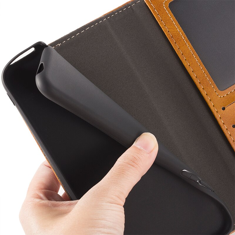 Funda con tapa para Huawei P8 Max, funda de negocios de cuero de lujo con imán, billetera, funda para teléfono Huawei P8 Max