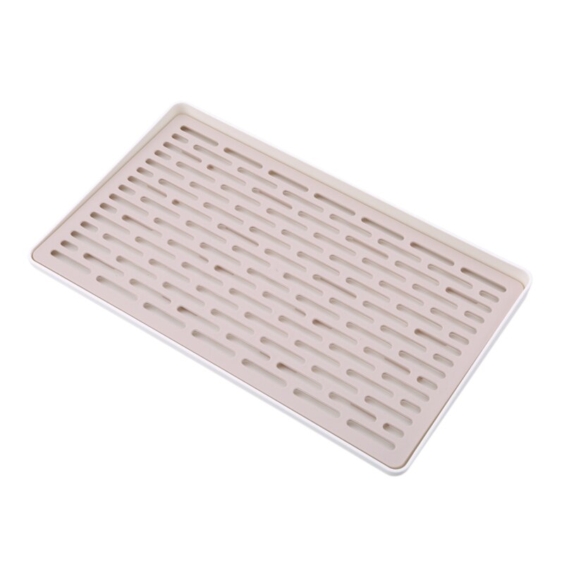 Silicone Wave Pattern Insulation Mat Kitchen Storage Dish Cup Drying Rack Holder Drainer Dryer Tray Tableware Water Drainning
