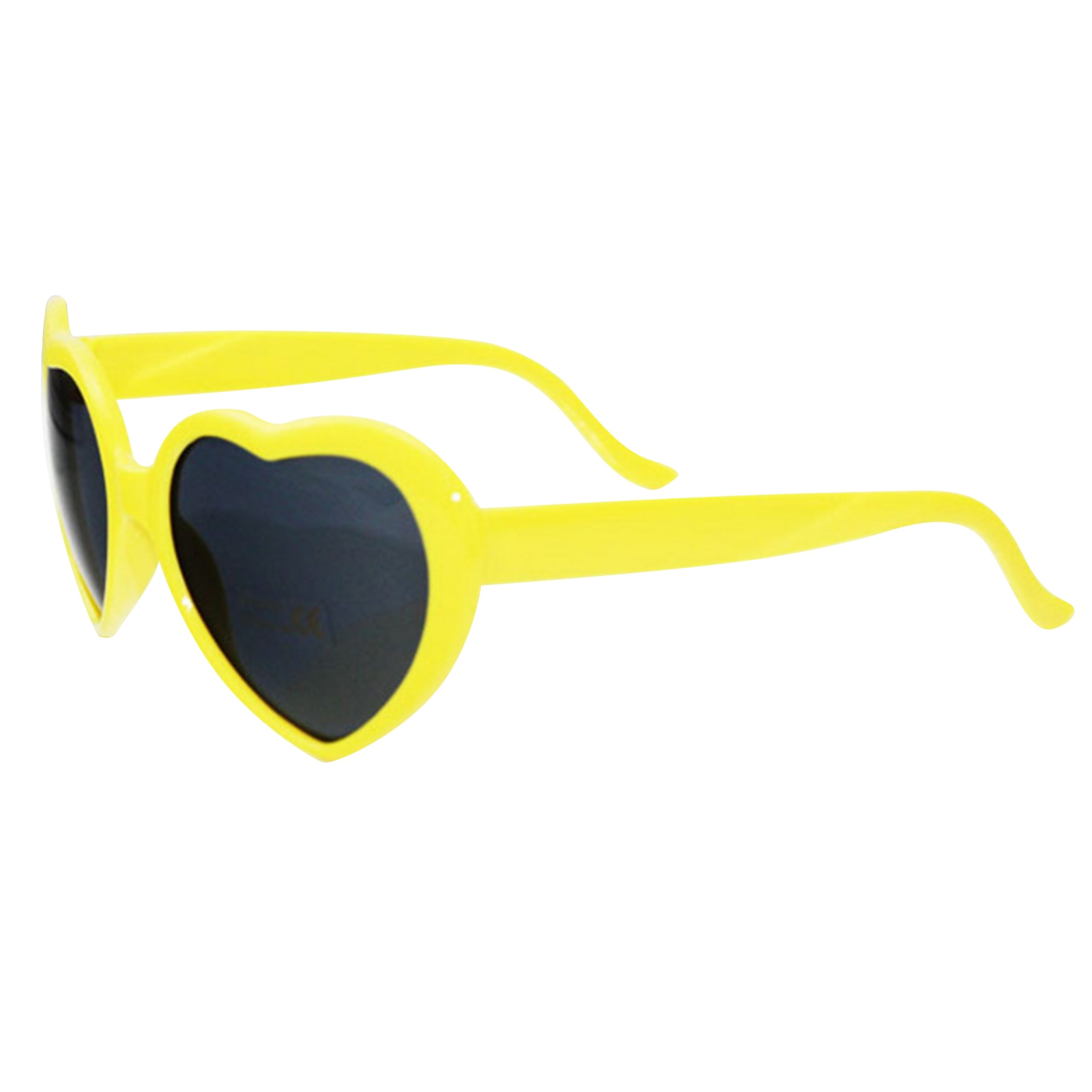 Heart Refraction Diffraction Glasses Rave Glasses Heart Lenses Special Effect Rave EDM Festival Light Changing Eyewear PartyGif: Yellow