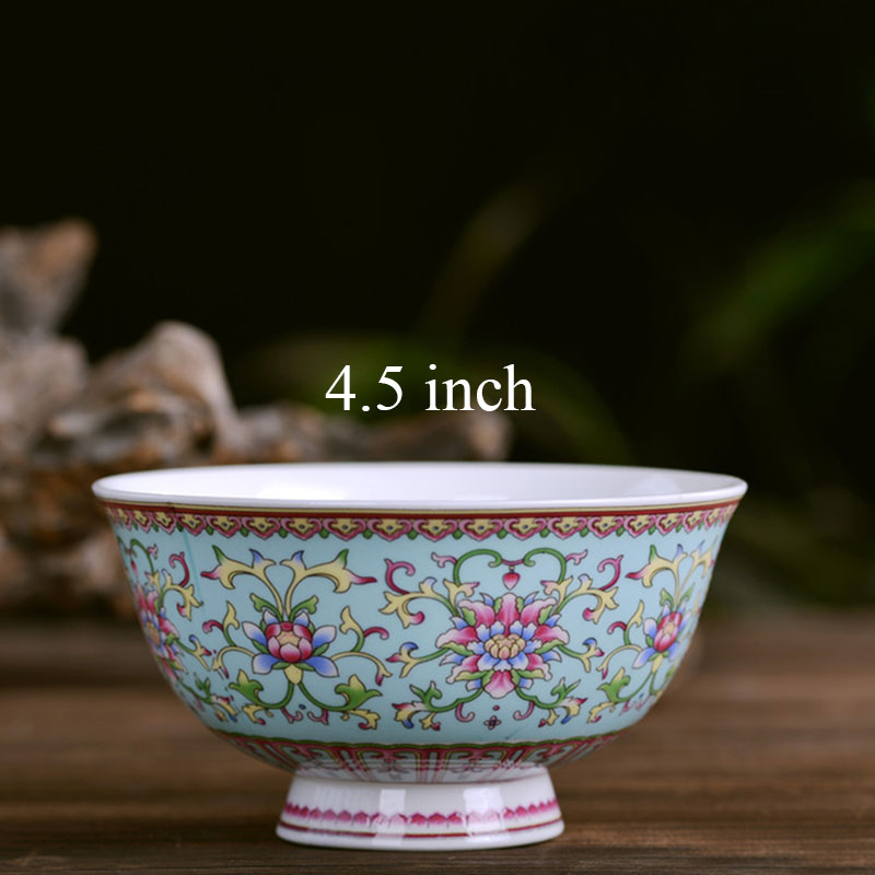4.5 Inch Jingdezhen Keramische Kleine Rijstkom Chinese Bone China Ramen Mixing Bowls Servies Thuis Keuken Servies Voedsel Houder: G