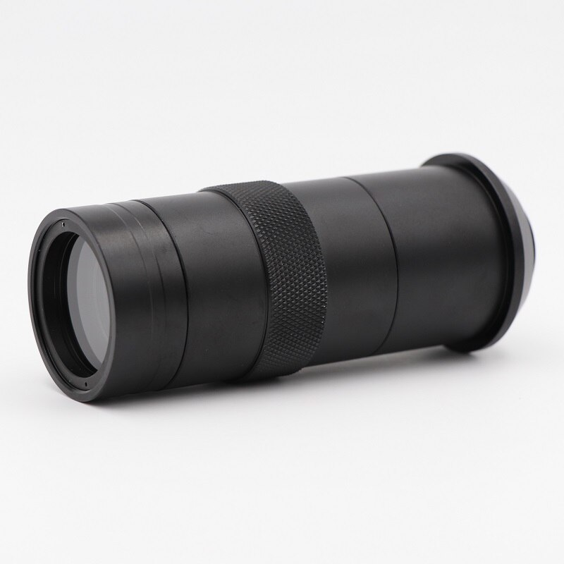 Industry microscope camera C - mount lens glass 8X-100X Camera Magnifier Magnification Adjustable 25mm Zoom Eyepiece Magnifier