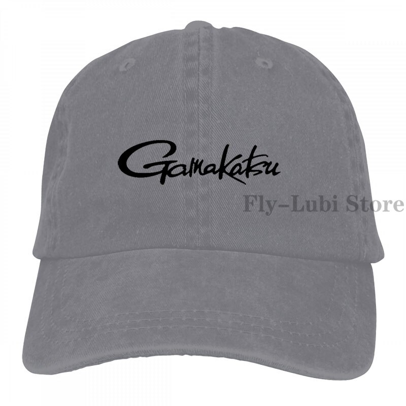 Gamakatsu Fishing Rods Baseball cap men women Trucker Hats adjustable cap: 2-Gray