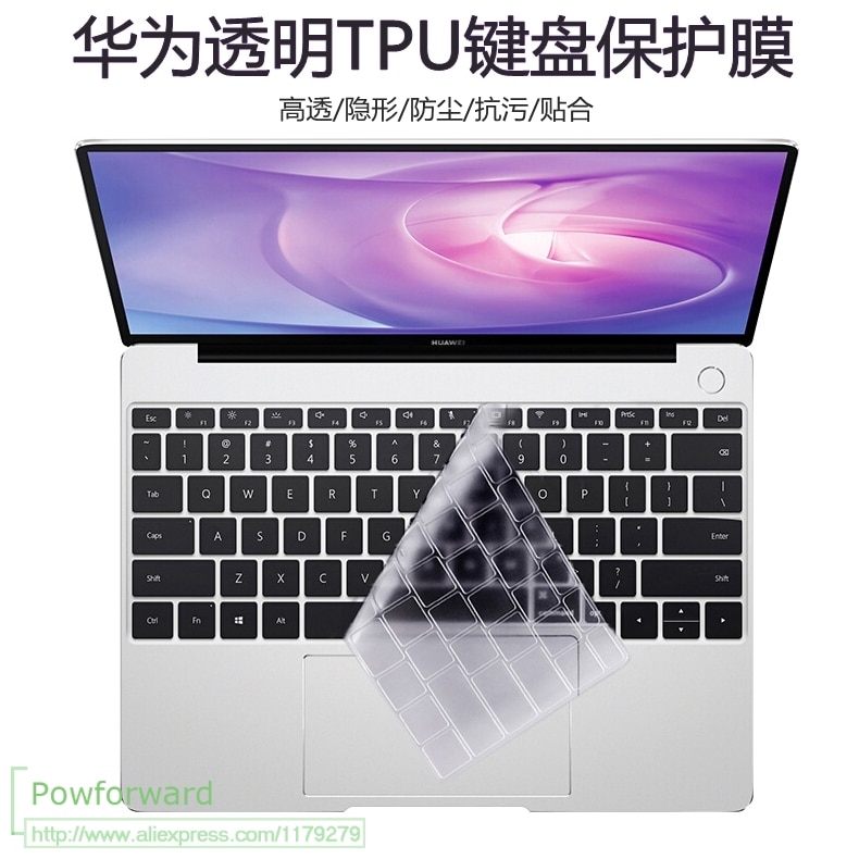 Laptop Keyboard Cover Skin Protector For Huawei MateBook 13 Wright-29B Laptop 13.3 Inch For Huawei Honor Magicbook 14