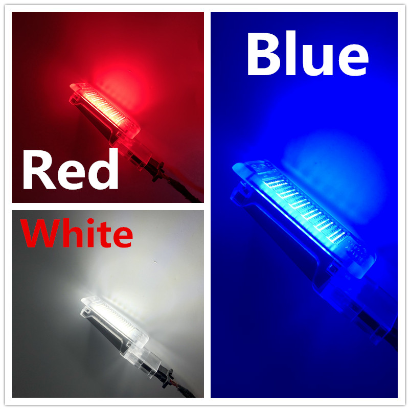 Luz LED roja/azul/blanca para maletero de coche, guantera, luz para maletero para vw Golf 5 MK5 6 MK6 7 Jetta Passat B6 B7 B8 CC Tiguan Polo Seat