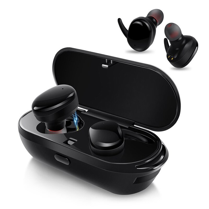 Y30 Bluetooth Draadloze Oortelefoon 5.0 Sport Headset Noise Cancelling Stereo Geluid In-Ear Voor Xiaomi Iphone Android Ios Mobiele telefoon