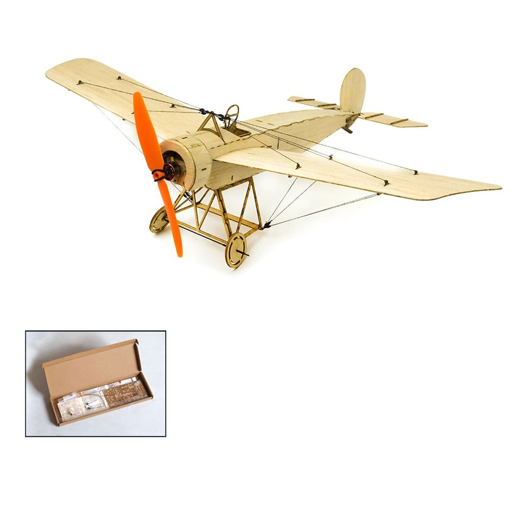 K6 KIT/Electronic Sopwith Pup RC Plane Balsa Wood 378mm Warbird Aircraft Kit with Brushless Power System Aeromodelling Kit