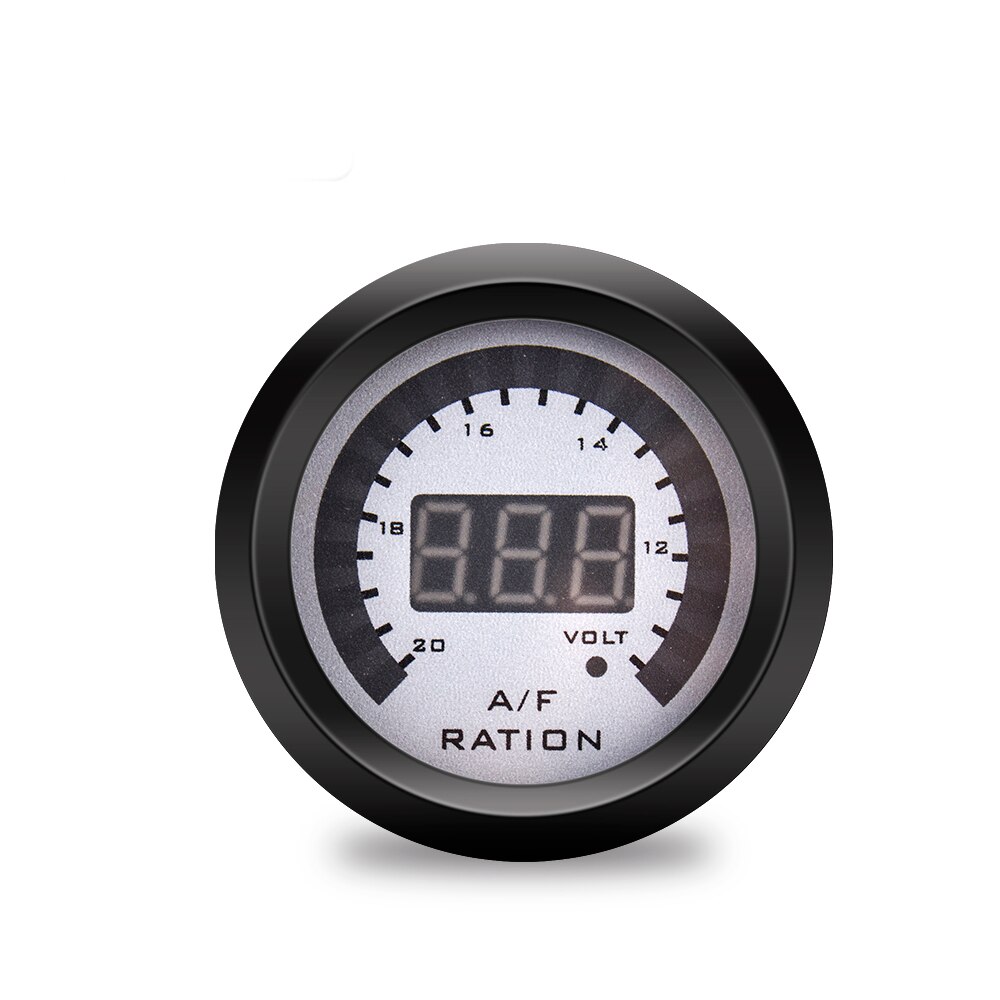 52MM Car Digital Gauge LCD Display Oil Pressure Voltmeter Water Temp Meter With Sensor Air Fuel Ratio Tachometer Boost Meter: Air fuel ratio