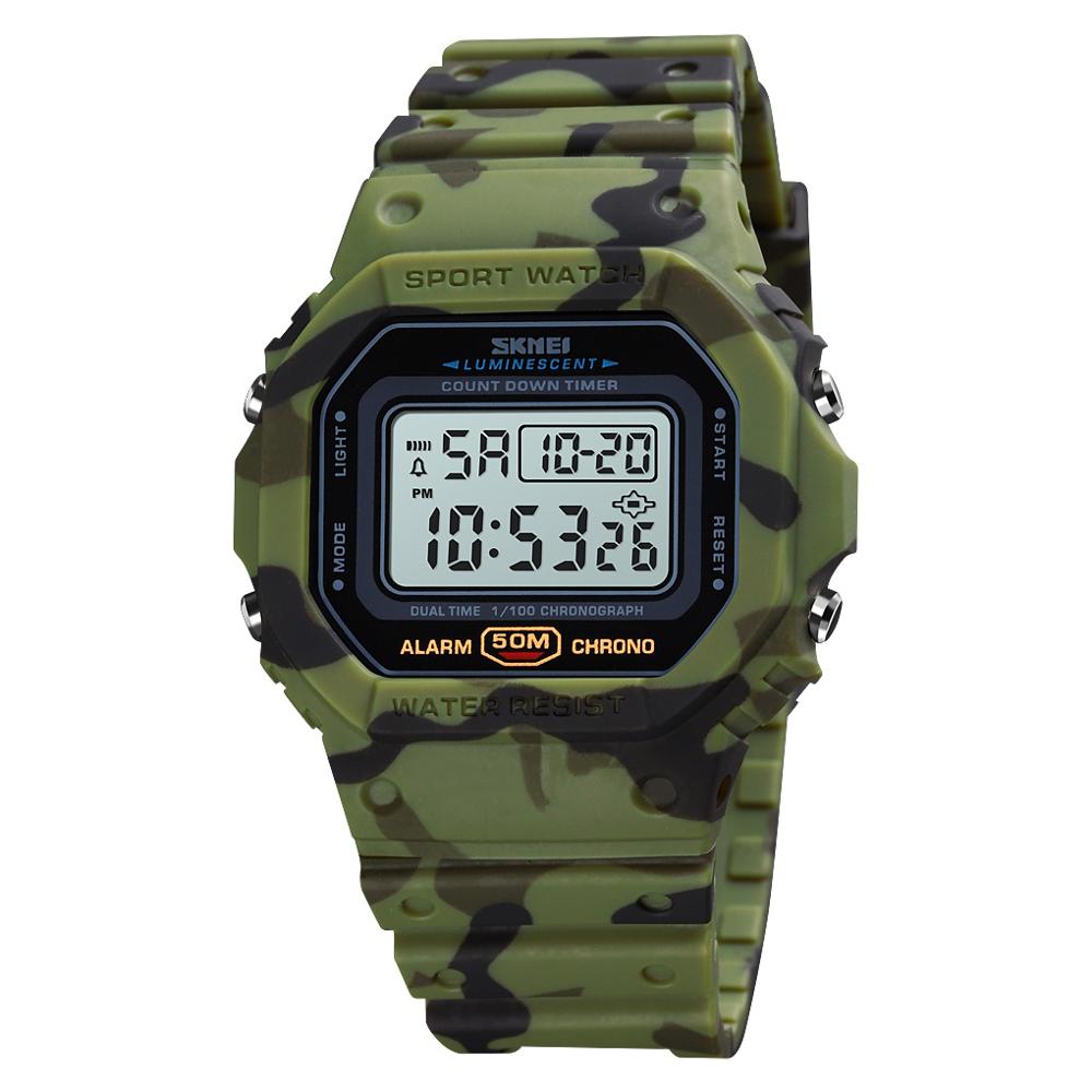 SKMEI Square Men s Digital Watch Electronic Waterp. Grandado