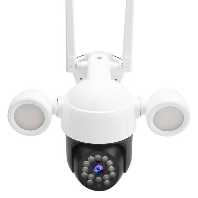 2in étanche PTZ Mini caméra dôme 1080P WiFi 8 lumières Surveillance de 2in étanche PTZ Mini caméra dôme 1080P WiFi 8 lumières Surveillance de