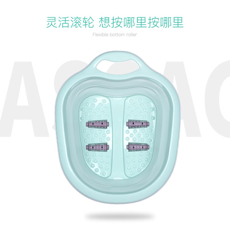 Roller Vouwen Voet Bad Draagbare Voetenbad Emmer Wassen Voet Wastafel Home Reizen Voeten-Wastafel