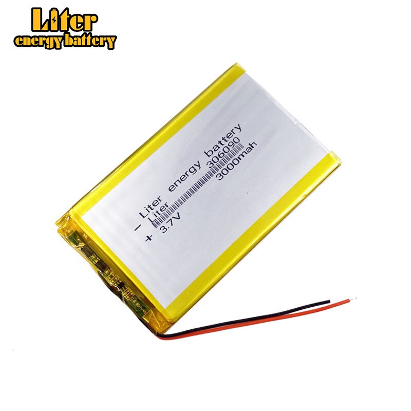 Lithium-Polymer batterien 306090 3,7 V/haltige 3000mAh / 7 zoll Tablette PC Universal- Batterie LI