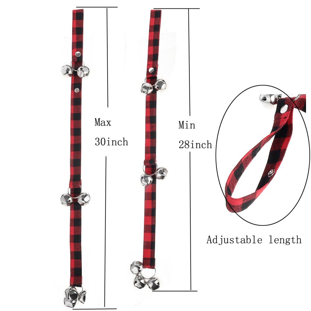 Dog Doorbells Training Potty Adjustable Dog Bells for Potty Training Your Puppy 7 Extra Large Loud DoorBells